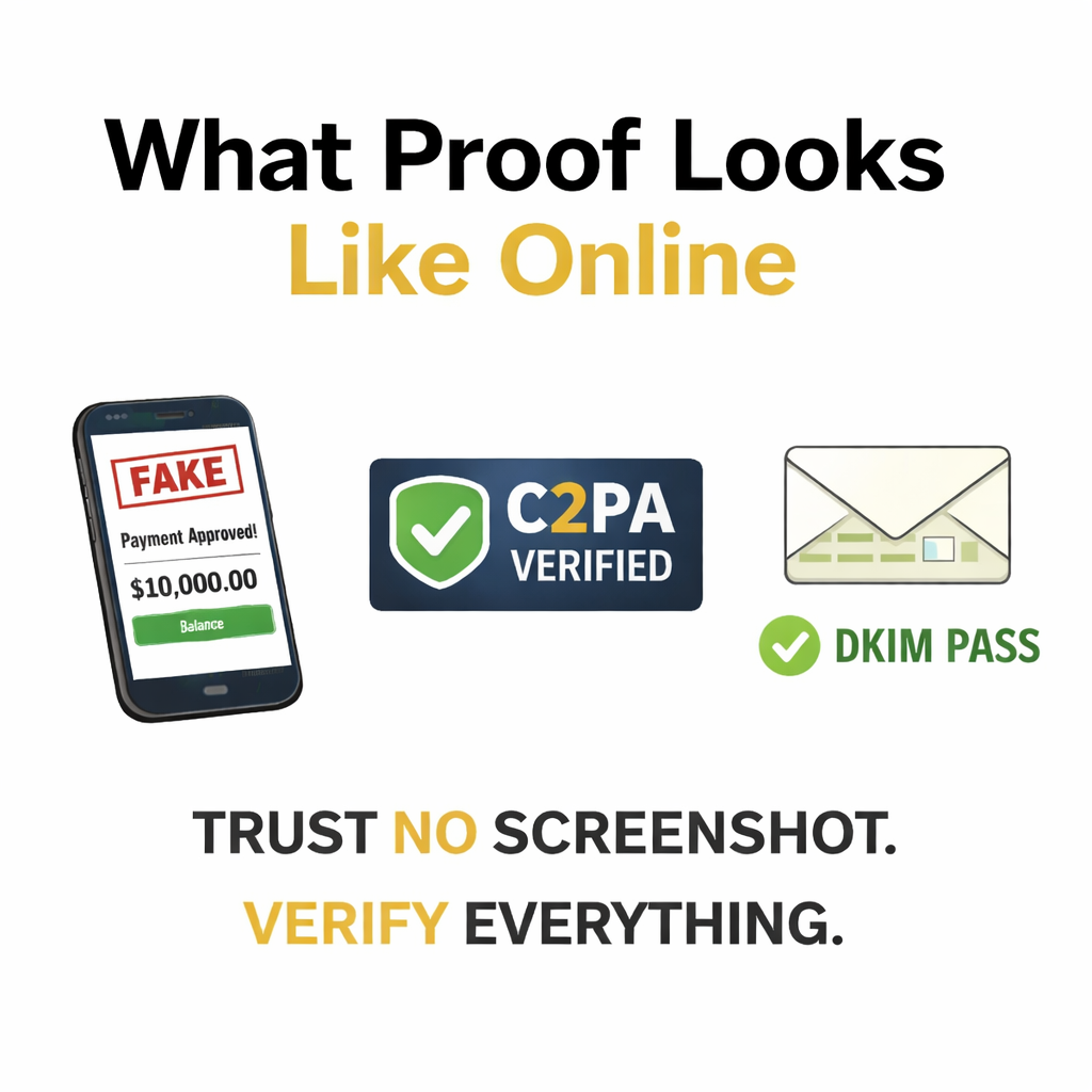 What Proof Looks Like Online